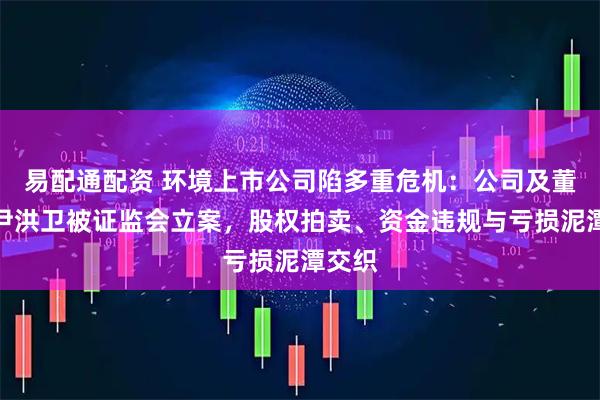 易配通配资 环境上市公司陷多重危机：公司及董事长尹洪卫被证监会立案，股权拍卖、资金违规与亏损泥潭交织