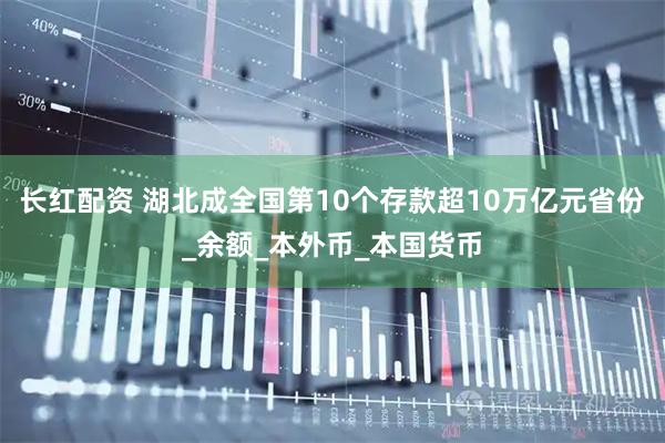 长红配资 湖北成全国第10个存款超10万亿元省份_余额_本外币_本国货币